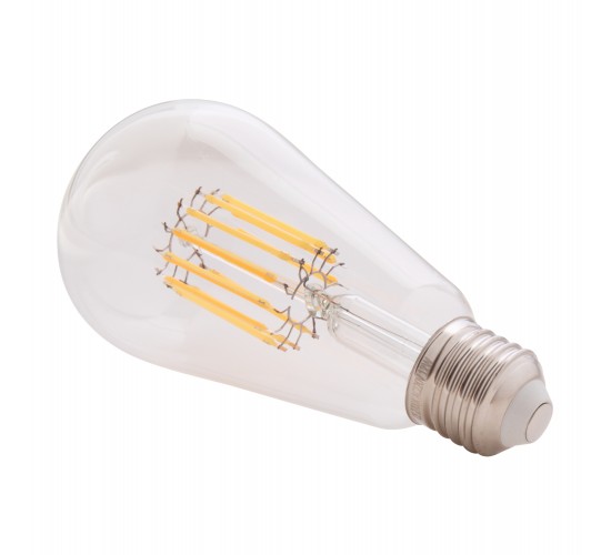 ΛΑΜΠΤΗΡΑΣ HM4189.01 LED FILAMENT 12W E27 3000K ΔΙΑΦΑΝΟΣ