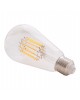 ΛΑΜΠΤΗΡΑΣ HM4189.01 LED FILAMENT 12W E27 3000K ΔΙΑΦΑΝΟΣ
