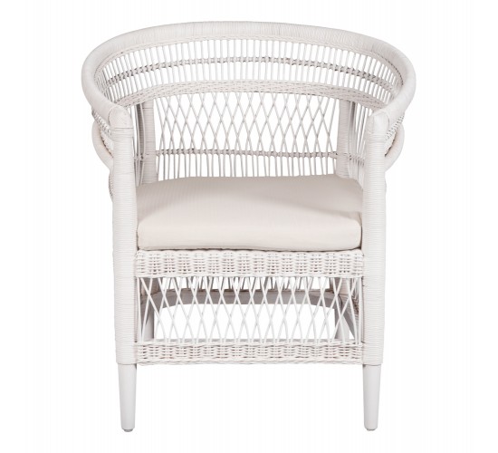 ΠΟΛΥΘΡΟΝΑ MALAWI HM9635.02 ΞΥΛΟ ΜΑΟΝΙ ΜΕ RATTAN ΛΕΥΚΟ-ΛΕΥΚΟ ΜΑΞΙΛΑΡΙ 80x70x86Υεκ.