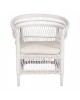 ΠΟΛΥΘΡΟΝΑ MALAWI HM9635.02 ΞΥΛΟ ΜΑΟΝΙ ΜΕ RATTAN ΛΕΥΚΟ-ΛΕΥΚΟ ΜΑΞΙΛΑΡΙ 80x70x86Υεκ.