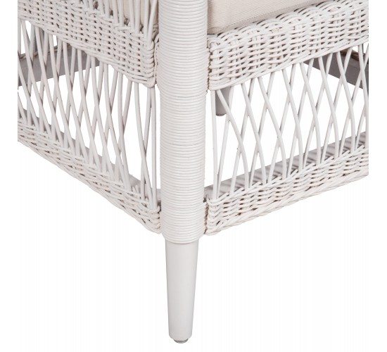 ΠΟΛΥΘΡΟΝΑ MALAWI HM9635.02 ΞΥΛΟ ΜΑΟΝΙ ΜΕ RATTAN ΛΕΥΚΟ-ΛΕΥΚΟ ΜΑΞΙΛΑΡΙ 80x70x86Υεκ.