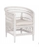 ΠΟΛΥΘΡΟΝΑ MALAWI HM9635.02 ΞΥΛΟ ΜΑΟΝΙ ΜΕ RATTAN ΛΕΥΚΟ-ΛΕΥΚΟ ΜΑΞΙΛΑΡΙ 80x70x86Υεκ.