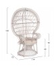 ΠΟΛΥΘΡΟΝΑ ROYAL PEACOCK HM9342.02 RATTAN ΣΕ ΛΕΥΚΟ-ΜΑΞΙΛΑΡΙ ΛΕΥΚΟ 114x72x150Yεκ.