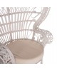 ΠΟΛΥΘΡΟΝΑ ROYAL PEACOCK HM9342.02 RATTAN ΣΕ ΛΕΥΚΟ-ΜΑΞΙΛΑΡΙ ΛΕΥΚΟ 114x72x150Yεκ.