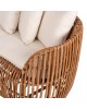 ΚΑΝΑΠΕΣ-ΑΝΑΚΛΙΝΤΡΟ LANTRY HM5991 ΦΥΣΙΚΟ RATTAN- ΛΕΥΚΑ ΜΑΞΙΛΑΡΙΑ 215x60x78Yεκ.