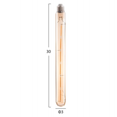 ΛΑΜΠΤΗΡΑΣ HM4190 LED FILAMENT 6W E27 3000K ΧΡΥΣΟ DIMMABLE