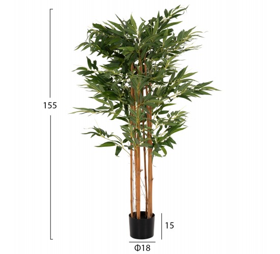 ΔΙΑΚΟΣΜΗΤΙΚΟ ΣΥΝΘΕΤΙΚΟ ΦΥΤΟ HM4003 BAMBOO ΣΕ ΓΛΑΣΤΡΑ 155Υεκ.