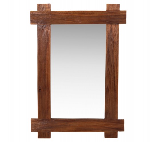 ΚΑΘΡΕΠΤΗΣ ΤΟΙΧΟΥ HM4303 ΑΝΑΚΥΚΛΩΜΕΝΟ TEAK ΣΕ ΦΥΣΙΚΟ 70x100Υεκ.