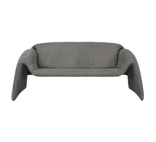 ΚΑΝΑΠΕΣ ΔΙΘΕΣΙΟΣ LAFORGE HM9680.01 ΜΕΤΑΛΛΙΚΟΣ ΣΚΕΛΕΤΟΣ-ΓΚΡΙ ΜΠΟΥΚΛΕ ΥΦΑΣΜΑ 160x80x63Υεκ. 2θέσιος