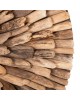 ΔΙΑΚΟΣΜΗΤΙΚΟ ΤΟΙΧΟΥ ΣΤΡΟΓΓΥΛΟ CHIIKI HM4298 DRIFTWOOD ΣΕ ΦΥΣΙΚΟ Φ60 εκ.