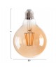 ΛΑΜΠΤΗΡΑΣ GLOBO LED FILAMENT 8W E27 3000K ΧΡΥΣΟ DIMMABLE HM4050.02