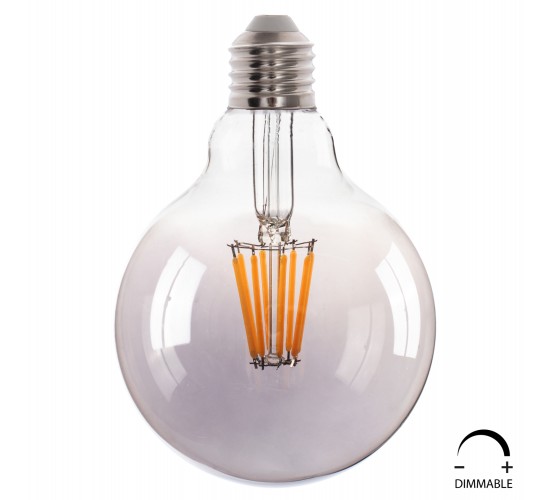 ΛΑΜΠΤΗΡΑΣ GLOBO LED FILAMENT 8W E27 3000K ΦΙΜΕ DIMMABLE HM4050.03