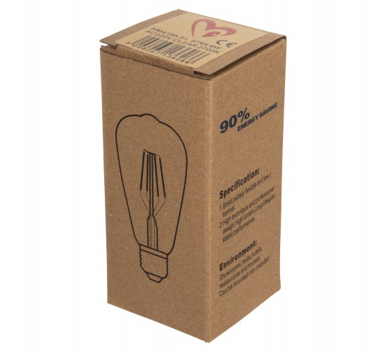 ΛΑΜΠΤΗΡΑΣ HM4188.01 LED FILAMENT 8W E27 DIMMABLE 2700K ΔΙΑΦΑΝΟΣ