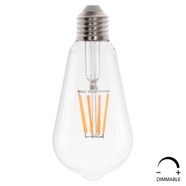 ΛΑΜΠΤΗΡΑΣ HM4188.01 LED FILAMENT 8W E27 DIMMABLE 2700K ΔΙΑΦΑΝΟΣ
