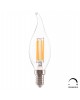ΛΑΜΠΤΗΡΑΣ HM4047.01 ΣΤΥΛ ΦΛΟΓΑ LED FILAMENT 6W E14 3000K ΔΙΑΦΑΝΟ DIMMABLE