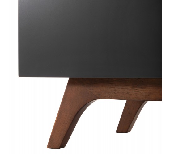 ΜΠΟΥΦΕΣ PREDA HM9747 MDF ΜΕ ΚΑΡΥΔΙ & ΣΚΟΥΡΟ ΓΚΡΙ ΚΑΠΛΑΜΑ 167x28-40x80Υεκ.