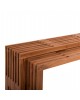 ΤΡΑΠΕΖΙΑ ΣΑΛΟΝΙΟΥ ΣΕΤ 2ΤΜΧ NYA HM9828 ΜΑΣΙΦ ΞΥΛΟ TEAK ΣΕ ΦΥΣΙΚΟ  110x30x46Υεκ.