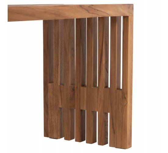 ΠΑΓΚΑΚΙ NYA HM9829 ΜΑΣΙΦ ΞΥΛΟ TEAK ΣΕ ΦΥΣΙΚΟ 139,5x34,5x48,5Υεκ.