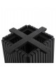 ΒΑΣΗ ΜΠΑΡ ΤΕΤΡΑΓΩΝΗ FRANTZ HM9858.12 ΞΥΛΟ MINDI-ΜΑΥΡΟ 40x40x90Yεκ