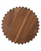 ΒΟΗΘΗΤΙΚΟ ΤΡΑΠΕΖΙ ΣΤΡΟΓΓΥΛΟ SEDGE HM9696 ΜΑΣΙΦ ΑΚΑΚΙΑ-ΦΥΣΙΚΟ ΧΡΩΜΑ Φ40x50Υεκ.