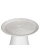 ΤΡΑΠΕΖΙ ΣΑΛΟΝΙΟΥ ΣΤΡΟΓΓΥΛΟ ROSS HM9709 ΜΑΣΙΦ ΞΥΛΟ MANGO-ΛΕΥΚΟ Φ60x45Υεκ.