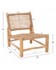 ΣΑΛΟΝΙ ΕΞΩΤ. ΧΩΡΟΥ 4ΤΜΧ LONDER HM11957 ΜΑΣΙΦ TEAK-ΣΥΝΘ.RATTAN-ΦΥΣΙΚΟ