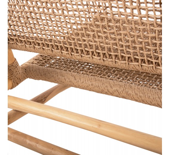 ΣΑΛΟΝΙ ΕΞΩΤ. ΧΩΡΟΥ 4ΤΜΧ LONDER HM11957 ΜΑΣΙΦ TEAK-ΣΥΝΘ.RATTAN-ΦΥΣΙΚΟ