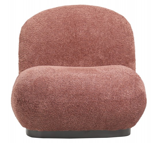 ΠΟΛΥΘΡΟΝΑ BEANY HM9591.02 ΡΟΖ ΜΠΟΥΚΛΕ ΥΦΑΣΜΑ 85x82x77Υ εκ.