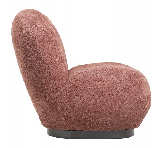 ΠΟΛΥΘΡΟΝΑ BEANY HM9591.02 ΡΟΖ ΜΠΟΥΚΛΕ ΥΦΑΣΜΑ 85x82x77Υ εκ.