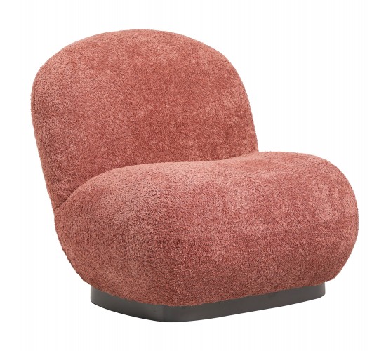 ΠΟΛΥΘΡΟΝΑ BEANY HM9591.02 ΡΟΖ ΜΠΟΥΚΛΕ ΥΦΑΣΜΑ 85x82x77Υ εκ.