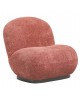ΠΟΛΥΘΡΟΝΑ BEANY HM9591.02 ΡΟΖ ΜΠΟΥΚΛΕ ΥΦΑΣΜΑ 85x82x77Υ εκ.