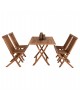 ΣΕΤ ΤΡΑΠΕΖΑΡΙΑΣ ΕΞΩΤ. ΧΩΡΟΥ 5ΤΜΧ KENDALL HM11955 ΜΑΣΙΦ ΞΥΛΟ TEAK ΦΥΣΙΚΟ