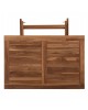 ΣΕΤ ΤΡΑΠΕΖΑΡΙΑΣ ΕΞΩΤ. ΧΩΡΟΥ 5ΤΜΧ KENDALL HM11955 ΜΑΣΙΦ ΞΥΛΟ TEAK ΦΥΣΙΚΟ