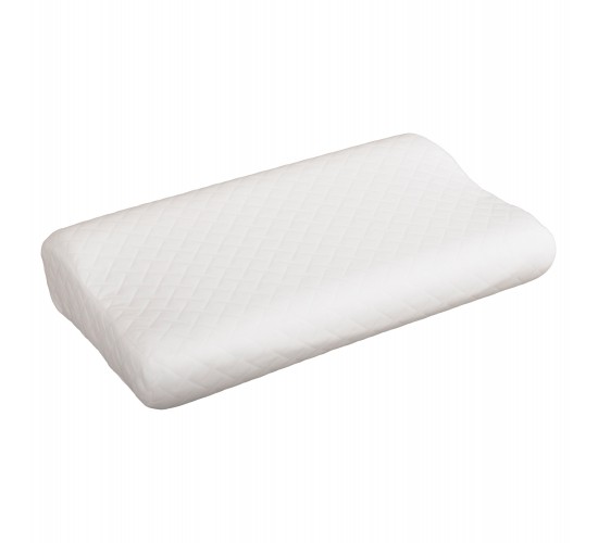 ΜΑΞΙΛΑΡΙ ΥΠΝΟΥ BEZEL HM673 MEMORY FOAM-ΛΕΥΚΟ ΥΦΑΣΜΑ 55x32Υεκ