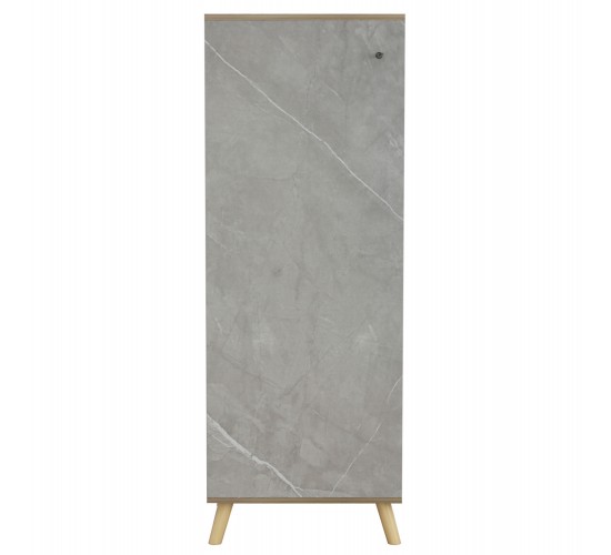 ΠΑΠΟΥΤΣΟΘΗΚΗ-ΝΤΟΥΛΑΠΙ ALVARO HM8954.11 ΜΕΛΑΜΙΝΗ SONAMA-STONE TEXTURE 50Χ38Χ135Yεκ.