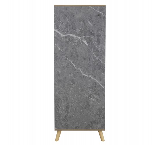 ΠΑΠΟΥΤΣΟΘΗΚΗ-ΝΤΟΥΛΑΠΙ ALVARO HM8954.12 ΜΕΛΑΜΙΝΗ SONAMA-STONE TEXTURE 50Χ38Χ135Yεκ.