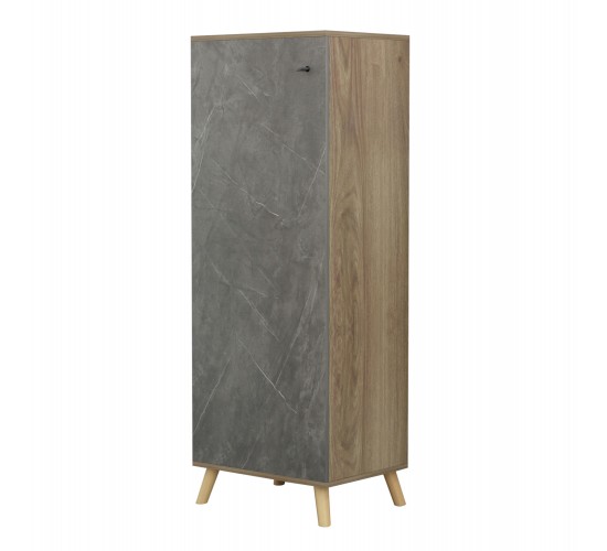 ΠΑΠΟΥΤΣΟΘΗΚΗ-ΝΤΟΥΛΑΠΙ ALVARO HM8954.14 ΜΕΛΑΜΙΝΗ SONAMA-STONE TEXTURE 50Χ38Χ135Yεκ.