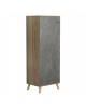 ΠΑΠΟΥΤΣΟΘΗΚΗ-ΝΤΟΥΛΑΠΙ ALVARO HM8954.14 ΜΕΛΑΜΙΝΗ SONAMA-STONE TEXTURE 50Χ38Χ135Yεκ.