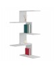 ΕΠΙΤΟΙΧΙΑ ΡΑΦΙΕΡΑ RORY HM8931.11 ΜΕΛΑΜΙΝΗ ΣΕ ΛΕΥΚΟ 22x51,5x109Υ εκ.