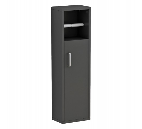ΝΤΟΥΛΑΠΙ ΜΠΑΝΙΟΥ DAMIEN HM9025.11 ΜΕΛΑΜΙΝΗ ΑΝΘΡΑΚΙ 20x13x70Yεκ.