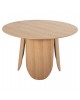 ΤΡΑΠΕΖΙ ΣΤΡΟΓΓΥΛΟ DENTY HM9612.01 MDF ΜΕ ΚΑΠΛΑΜΑ ΔΡΥΟΣ-ΧΡΩΜΑ ΔΡΥΟΣ Φ120x75Υεκ.