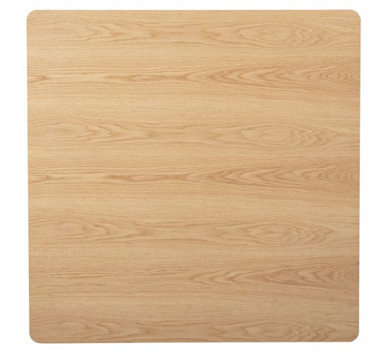 ΤΡΑΠΕΖΙ ΤΡΑΠΕΖΑΡΙΑΣ TRENK HM9614.01 MDF ΜΕ ΚΑΠΛΑΜΑ ΔΡΥΟΣ ΦΥΣΙΚΟ-ΜΑΥΡΟ ΜΕΤΑΛΛΟ 120x120x75Υεκ.