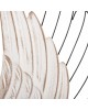 ΔΙΑΚΟΣΜΗΤΙΚΟ ΤΟΙΧΟΥ ΦΤΕΡΑ HM4223 MDF ΣΕ ΛΕΥΚΟ-ΜΑΥΡΟ ΜΕΤΑΛΛΟ 39x1,5x92Υ εκ.