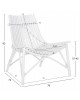 ΚΑΡΕΚΛΑ ΕΞΩΤ.ΧΩΡΟΥ CELLION HM9812.03 ΡΑΒΔΟΙ RATTAN ΣΕ ΛΕΥΚΟ ΧΡΩΜΑ 76x72x83Υεκ.