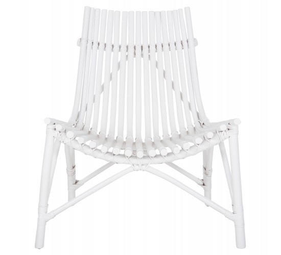 ΚΑΡΕΚΛΑ ΕΞΩΤ.ΧΩΡΟΥ CELLION HM9812.03 ΡΑΒΔΟΙ RATTAN ΣΕ ΛΕΥΚΟ ΧΡΩΜΑ 76x72x83Υεκ.