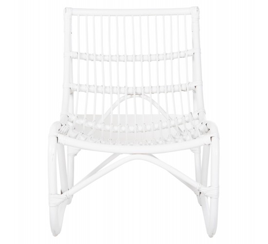 ΠΟΛΥΘΡΟΝΑ GRINN HM9815.03 ΡΑΒΔΟΙ RATTAN ΣΕ ΛΕΥΚΟ 56,5x73,5x79,5Υ εκ.