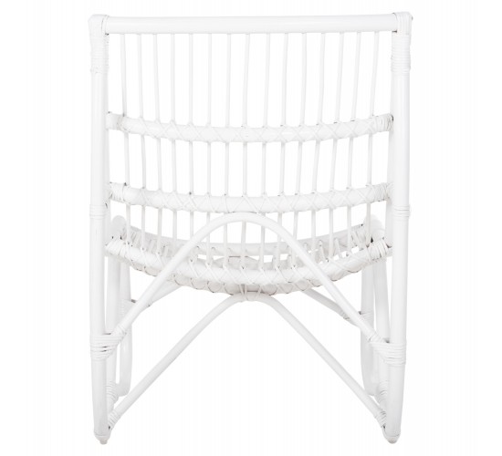 ΠΟΛΥΘΡΟΝΑ GRINN HM9815.03 ΡΑΒΔΟΙ RATTAN ΣΕ ΛΕΥΚΟ 56,5x73,5x79,5Υ εκ.