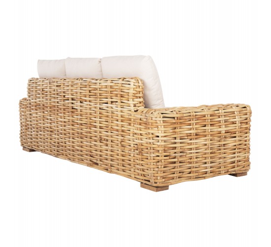 ΚΑΝΑΠΕΣ ΤΡΙΘΕΣΙΟΣ ΕΞ.ΧΩΡΟΥ TROPEL HM9808 ΞΥΛΟ MANGO-RATTAN ΦΥΣΙΚΟ-ΛΕΥΚΑ ΜΑΞΙΛΑΡΙΑ 216x88x85Υεκ 3θέσιος