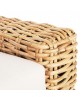 ΚΑΝΑΠΕΣ ΤΡΙΘΕΣΙΟΣ ΕΞ.ΧΩΡΟΥ TROPEL HM9808 ΞΥΛΟ MANGO-RATTAN ΦΥΣΙΚΟ-ΛΕΥΚΑ ΜΑΞΙΛΑΡΙΑ 216x88x85Υεκ 3θέσιος