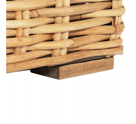 ΚΑΝΑΠΕΣ ΤΡΙΘΕΣΙΟΣ ΕΞ.ΧΩΡΟΥ TROPEL HM9808 ΞΥΛΟ MANGO-RATTAN ΦΥΣΙΚΟ-ΛΕΥΚΑ ΜΑΞΙΛΑΡΙΑ 216x88x85Υεκ 3θέσιος